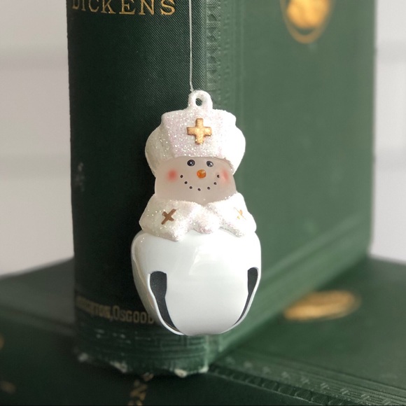 Other - Nurse Snowman Bell Christmas Ornament